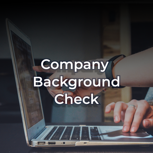 China company background check & supplier due diligence (online)